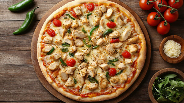 Tavuklu Pizza